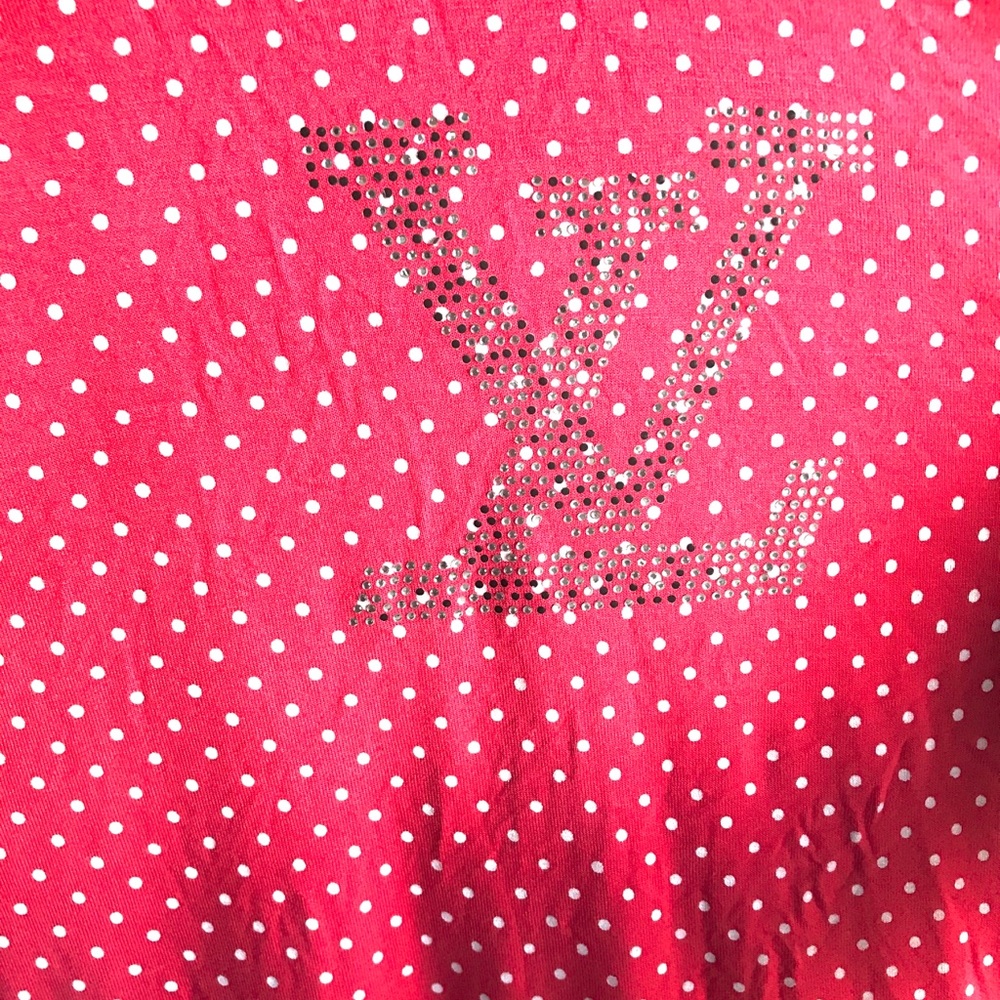 New Rhinestones Handmade Design Cut Shoulder Top - Picture 2 of 5